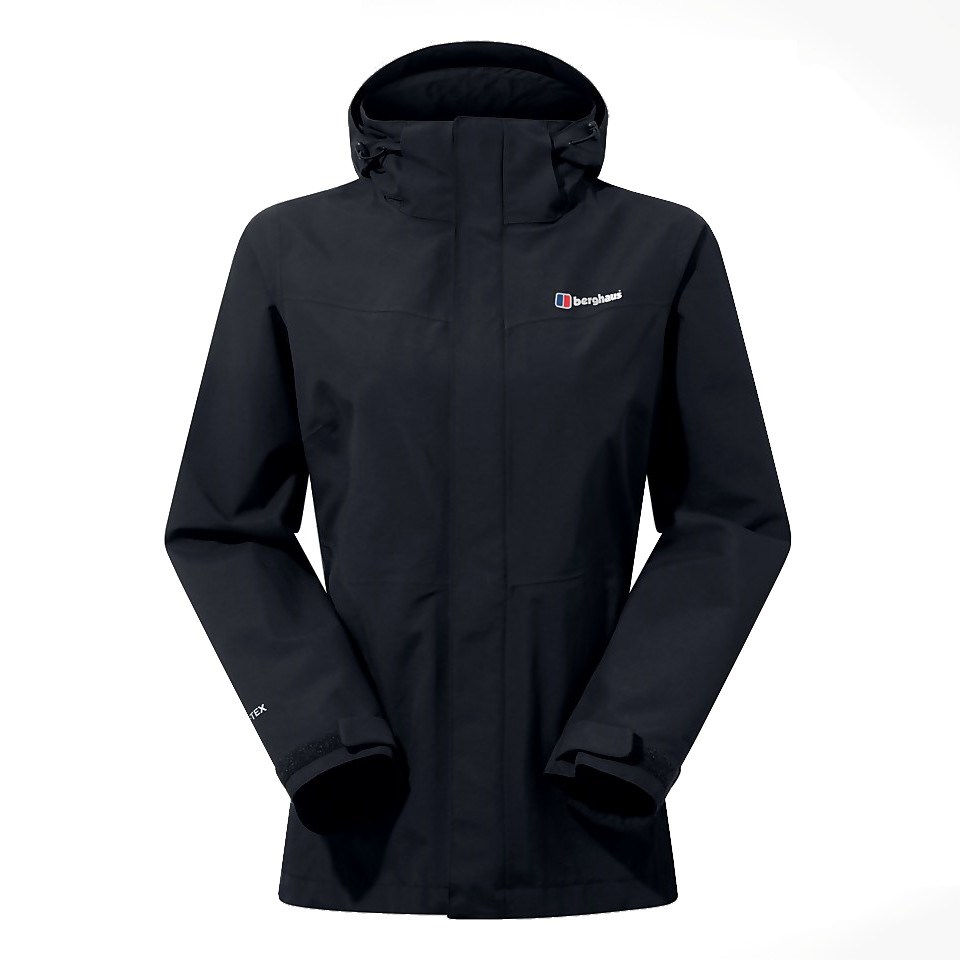 BERGHAUS Hillwalker Gore-Tex InterActive Jacket - naisten takki, koko M (musta)