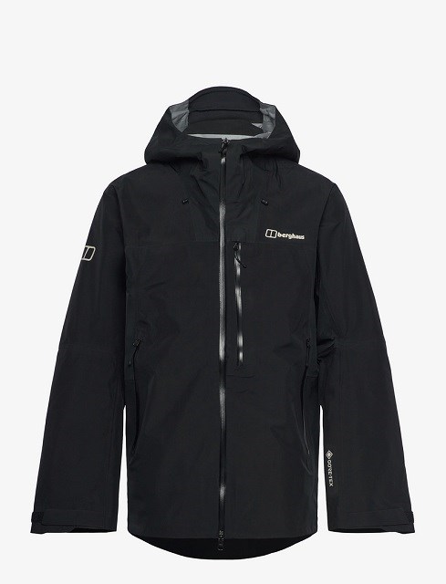 Berghaus RIDGE-SEEKER GTX JKT BLK/BLK takki kalvolla, koko L + SEA TO SUMMIT Ultra-Sil Dry Day Pack Harmaa reppu