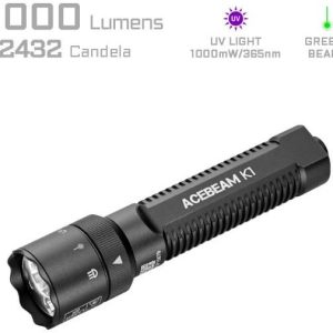 ACEBEAM K1 MUSTA TASKULAMPPU