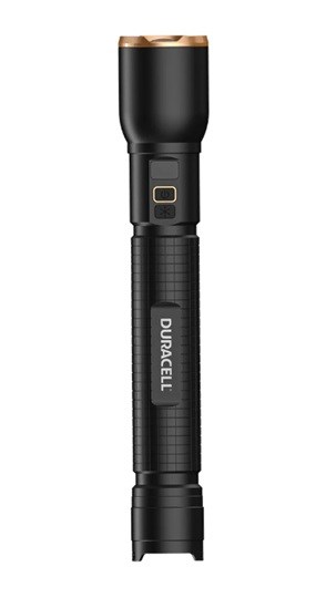 Duracell DF6000R lahjapakkauksessa taskulamppu musta