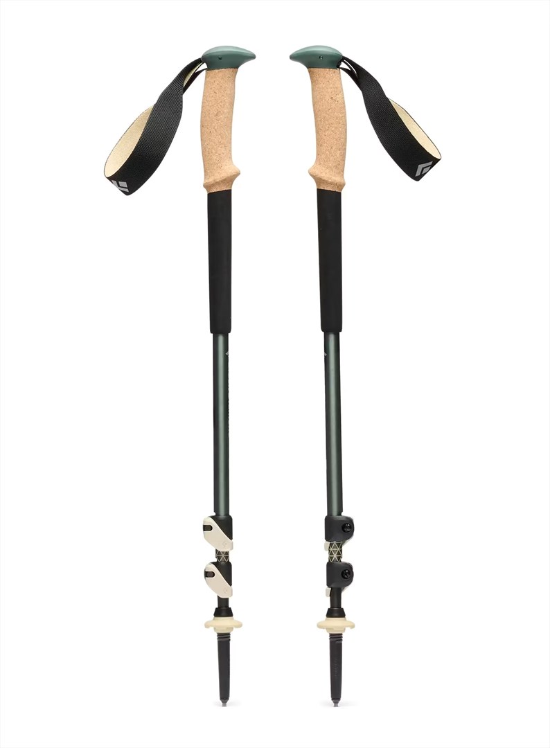 BLACK DIAMOND Trail Cork Trekking Poles laakerinvihreä