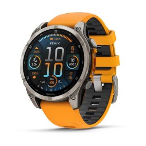 Garmin fenix 8 3,56 cm (1,4") AMOLED 47 mm Digitaalinen 454 x 454 pikseliä Kosketusnäyttö Grafiitti Wi-Fi GPS (satelliitti)