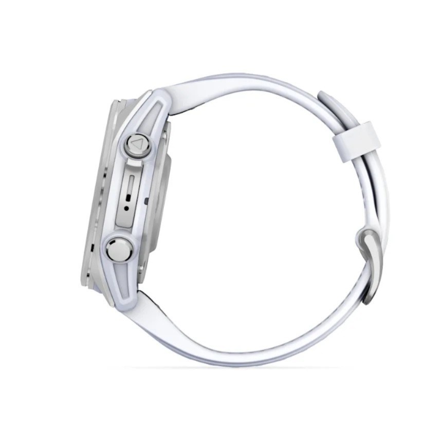 Garmin Fenix 8 3,3 cm (1,3") AMOLED 43 mm Digitaalinen 416 x 416 pikseliä Kosketusnäyttö Hopea Wi-Fi GPS (satelliitti)