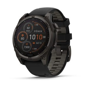 Garmin fenix 8 3,3 cm (1,3") 51 mm Digitaalinen 260 x 260 pikseliä Kosketusnäyttö Titanium Wi-Fi GPS (satelliitti)