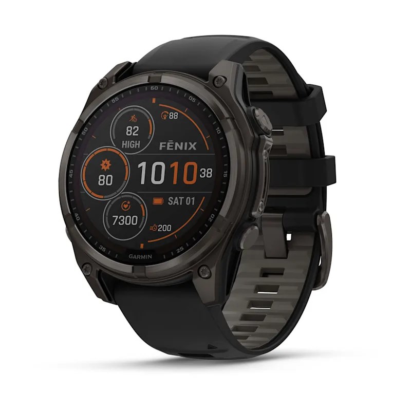 Garmin fenix 8 3,3 cm (1,3") 51 mm Digitaalinen 260 x 260 pikseliä Kosketusnäyttö Titanium Wi-Fi GPS (satelliitti)