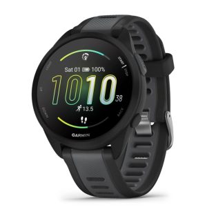 Garmin Forerunner 165 3,05 cm (1,2") AMOLED 43 mm Digitaalinen 390 x 390 pikseliä Kosketusnäyttö Musta GPS (satelliitti)