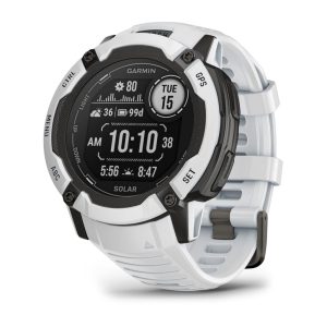 Garmin Instinct 2X Solar 2,79 cm (1,1") MIP 50 mm Digitaalinen 176 x 176 pikseliä Kosketusnäyttö Valkoinen GPS (satelliitti)