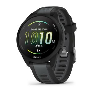 Garmin Forerunner 165 Music 3,05 cm (1,2") AMOLED 43 mm Digitaalinen 390 x 390 pikseliä Kosketusnäyttö Musta GPS (satelliitti)