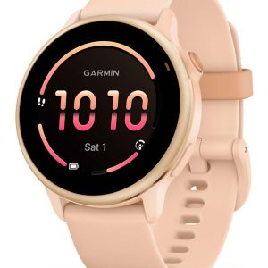 Garmin vívoactive 6 3,05 cm (1,2") AMOLED 42 mm Digitaalinen 390 x 390 pikseliä Kosketusnäyttö Pinkki Wi-Fi GPS (satelliitti)