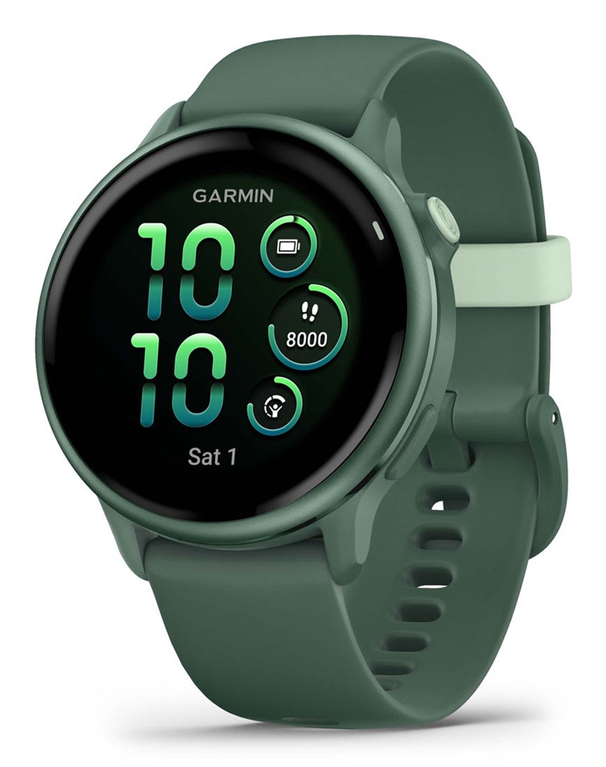 Garmin vívoactive 6 3,05 cm (1,2") AMOLED 42 mm Digitaalinen 390 x 390 pikseliä Kosketusnäyttö Vihreä Wi-Fi GPS (satelliitti)