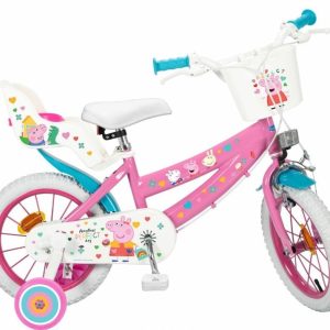 Lasten polkupyörä 14" Peppa Pig pinkki 1495 TOIMSA